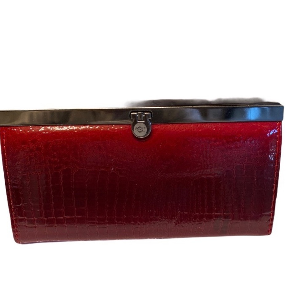 Cute red wallet.